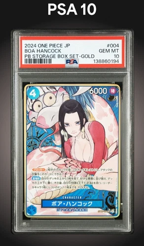 PSA 10 Boa Hancock ST17-004 Parallel Gold THE BEST Storage ONE PIECE Japanese