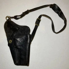 Genuine Issue USGI Black Leather M7 M1911 M9 Shoulder Holster Vietnam Era