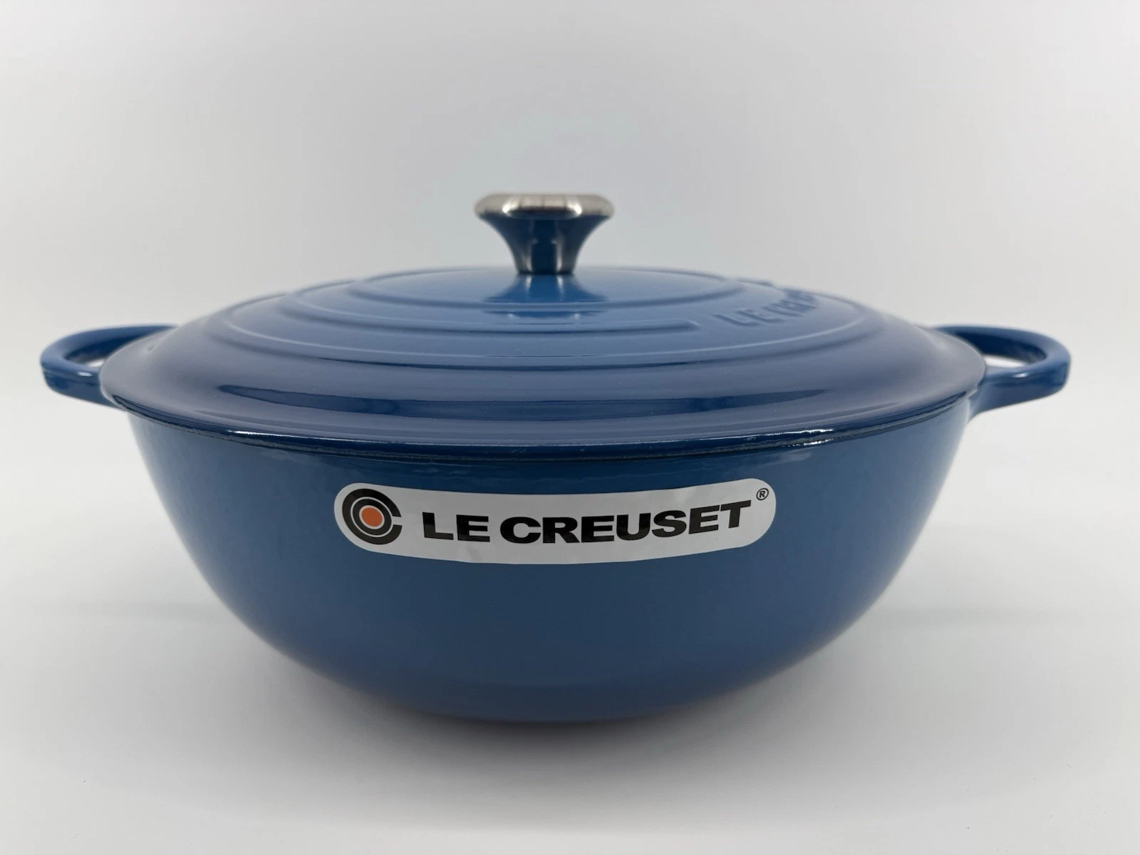 NEW no Box Le Creuset 7.5 Quart Marseille Blue Signature Chef's Oven Cast Iron