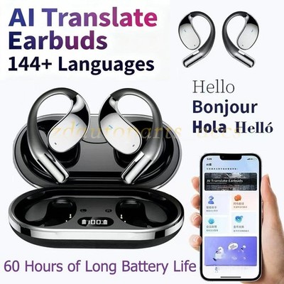 Translation Earbuds Real Time - AI 144 Language Translator Earbuds, Audifonos US