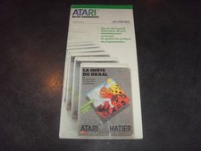 Livret prospectus tract logiciels Atari France ordinateurs 800XL 600XL XEGS 1985