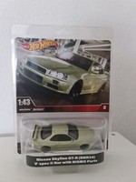 Hot Wheels 1:43 Premium 2024 Real Riders HMD47 Nissan Skyline GT-R R34 V-Spec