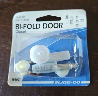 Slide-Co 161907 Bi-Fold Door Guide Kit (1 Pack) White F22 | eBay