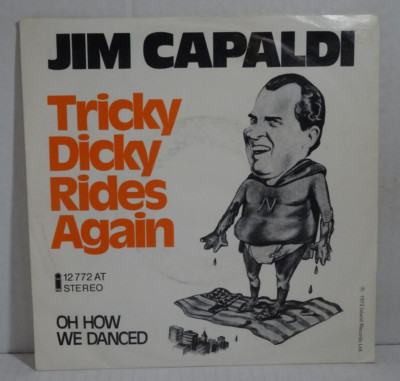 JIM CAPALDI (Traffic) - Tricky Dicky Rides Again   7''  Single Island 1973 GER