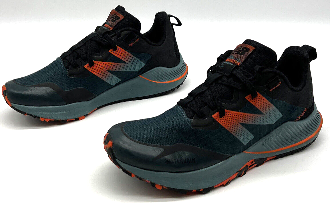 New Balance Mens Size 9.5 2E Mtntrml4 Deep Blue/Orange Hiking Shoe  (5090065) | eBay