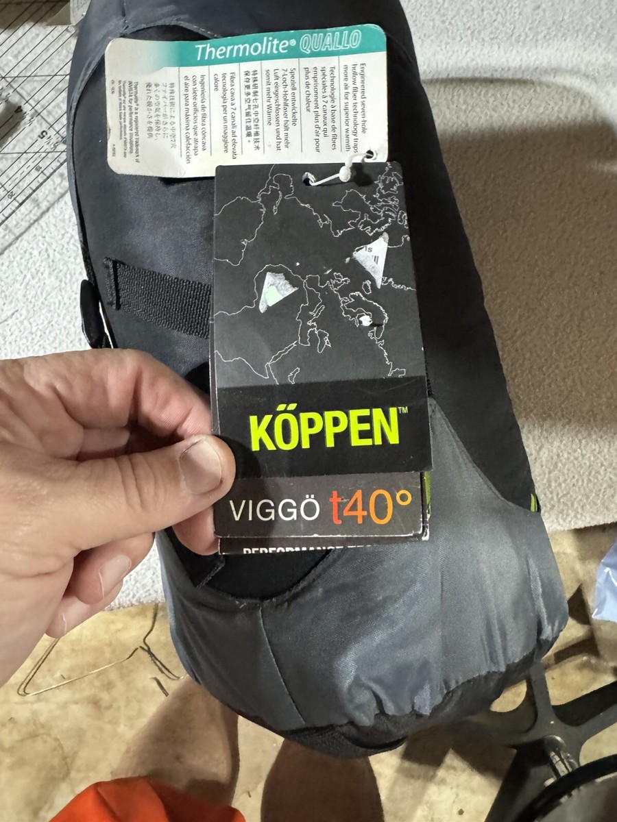 KOPPEN Viggo T40 Mummy Sleeping Bag 86x32 Poly Fill 40 Degrees 1