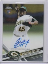 2017 Topps Chrome Rookie Autographs #RAJC Jharel Cotton 