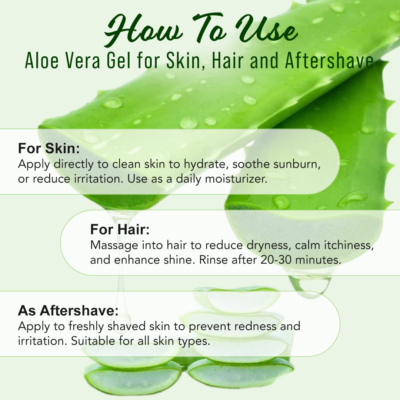 Aloe Vera Gel Pure Natural Organic Multipurpose Soothing Hair & Skin  Care500-1kg | eBay UK