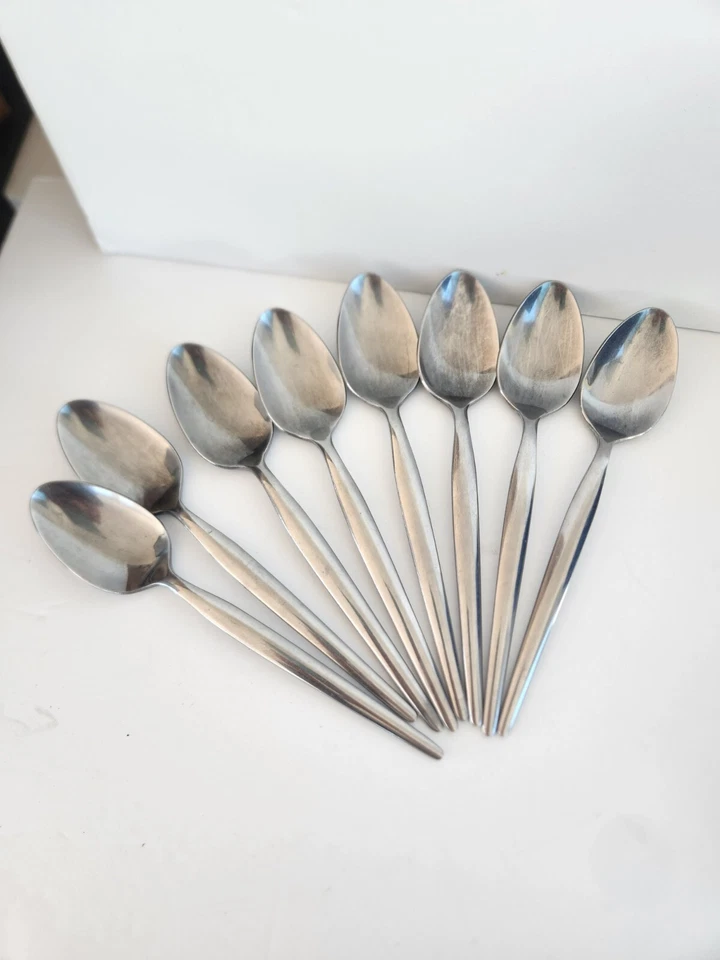 Lote de 8 sopas de cena vintage MCM NORTH SEA WF Corea cubiertos brillantes Foto 2 de 4