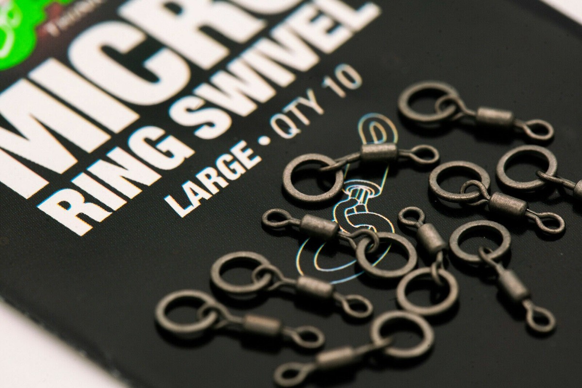 Korda Micro Ring Swivels Carp Fishing Hook Rig Accessories