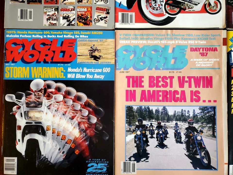 CYCLE WORLD Motorcycle Magazine Lot 1987 - Almost Complete Full Year 11 Issues - Image 4 of 4