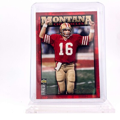 Joe Montana - 1995 Upper Deck Collector's Choice Montana Chronicles The ...
