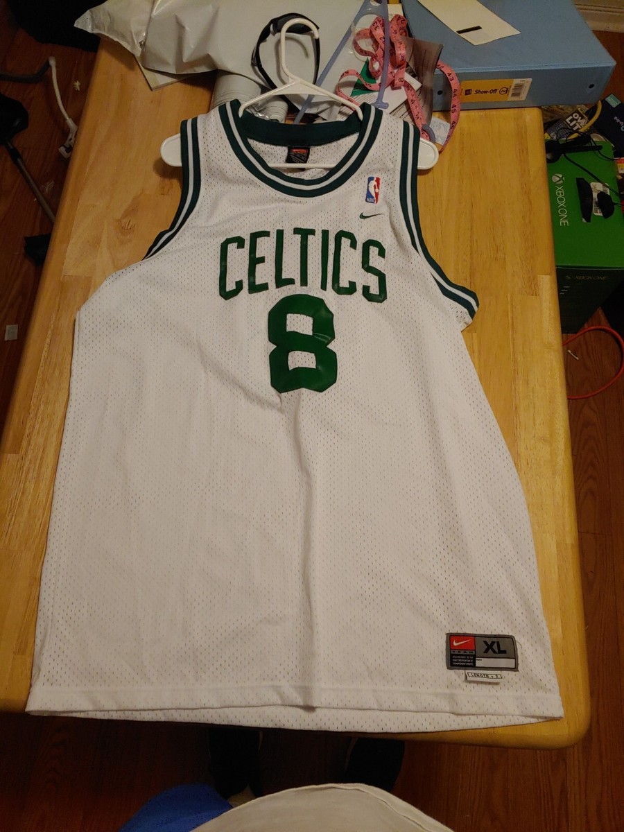 Antoine Walker #8 Boston Celtics Nike Aeroswiet White Jersey Size Small (44)