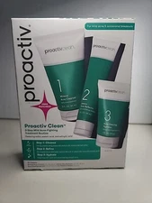 Proactiv Clean 3-Step Acne Treatment Routine Cleanse Refine Hydrate Exp 02/25
