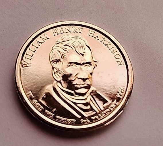 2009 D William Henry Harrison Presidential Golden $1 One Coin