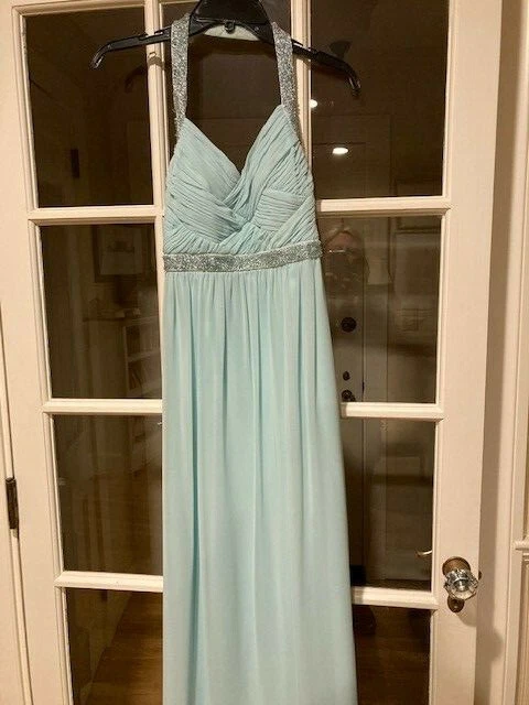 Calvin Klein Sleeveless Halter Neck dress Embellished Formal