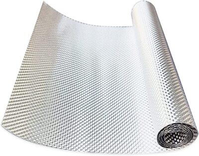 HEAT SHIELD Embossed Aluminium 700mm X 500mm Turbo Manifold Exhaust Race Car - Foto 4