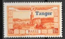 TIMBRE MAROC -Poste Aérienne N° 27 **- Série TANGER - TTB - MNH -Infime rousseur