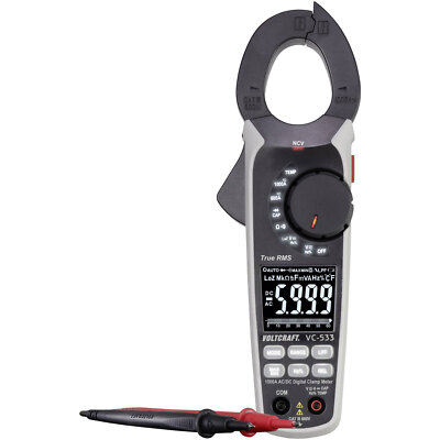 VOLTCRAFT VC10706630 Digital Clamp CAT III 600V Display
