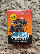 Horrible Kids Sealed Series 1-3 Base Set Box Pingitore GPK Parody Sticker Cards