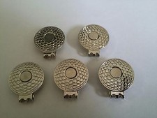 NEW 5 pcs OF GOLF MAGNETIC HAT CLIPS FOR GOLF BALL MARKER