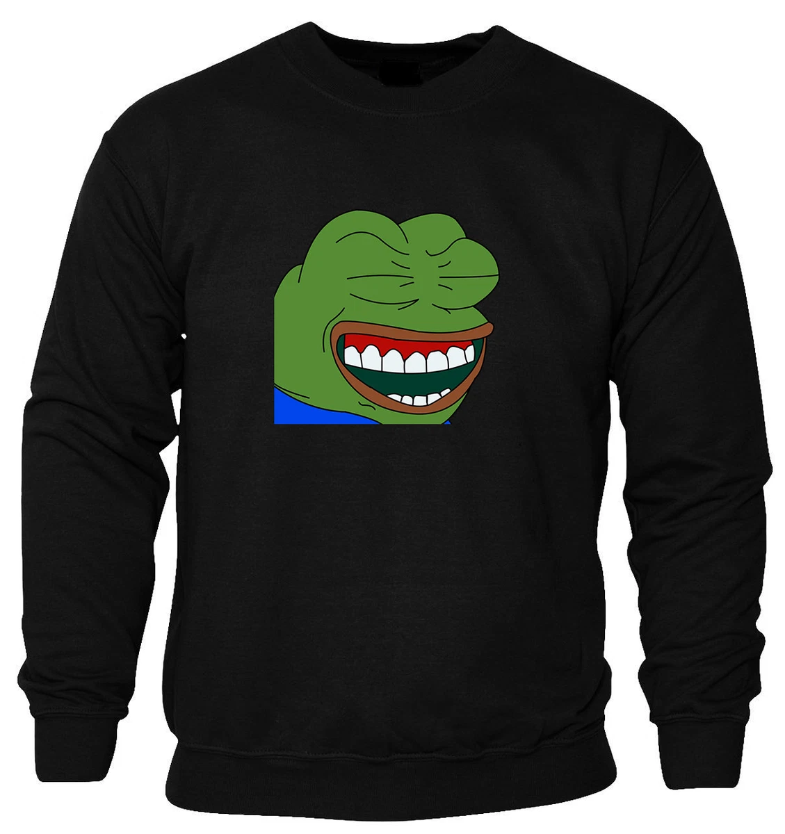 Mocking Pepe Frog Meme Funny Parody Trendy Unisex Sweatshirt