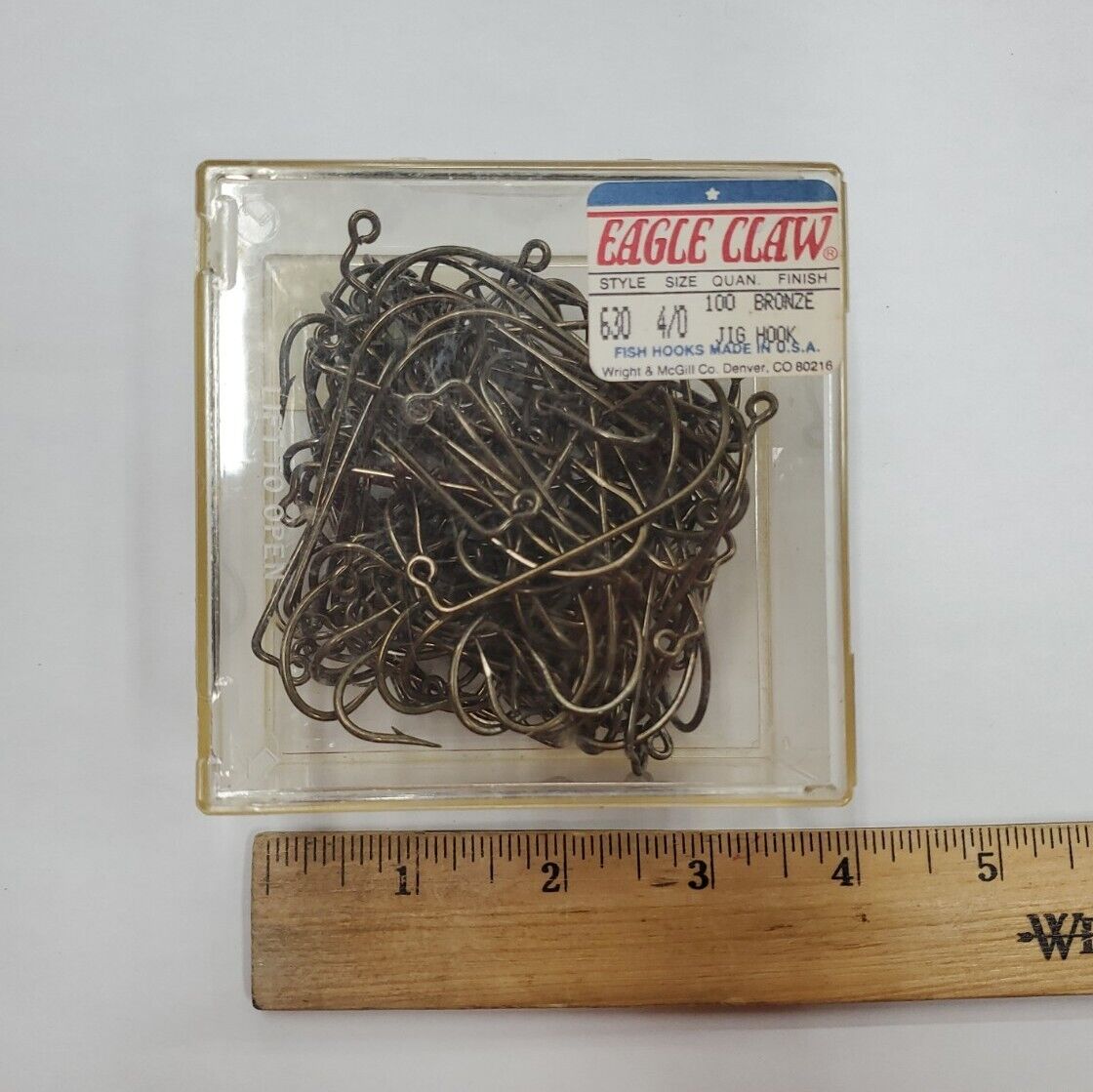 Eagle Claw 4/0 Jig Hooks - 100-pack - New