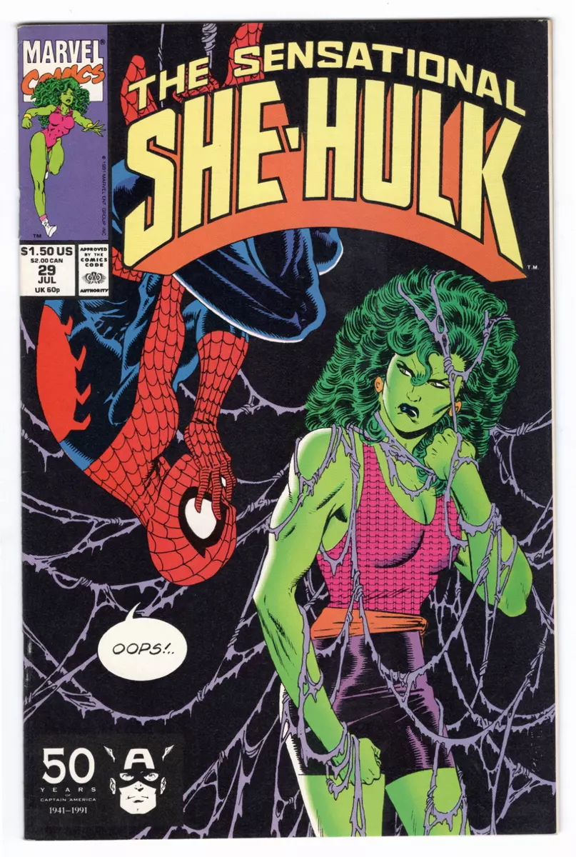 The Sensational She-Hulk #29  Marvel comics artists, Shehulk, Marvel  comics covers