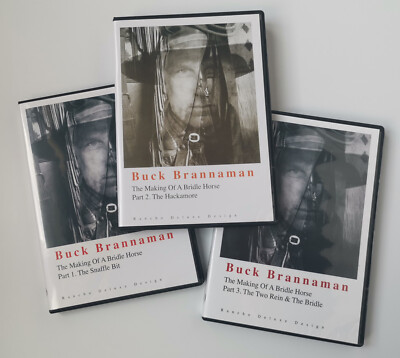 Buck Brannaman - The Making of a Bridle Horse Part 1, 2, 3 DVD Set