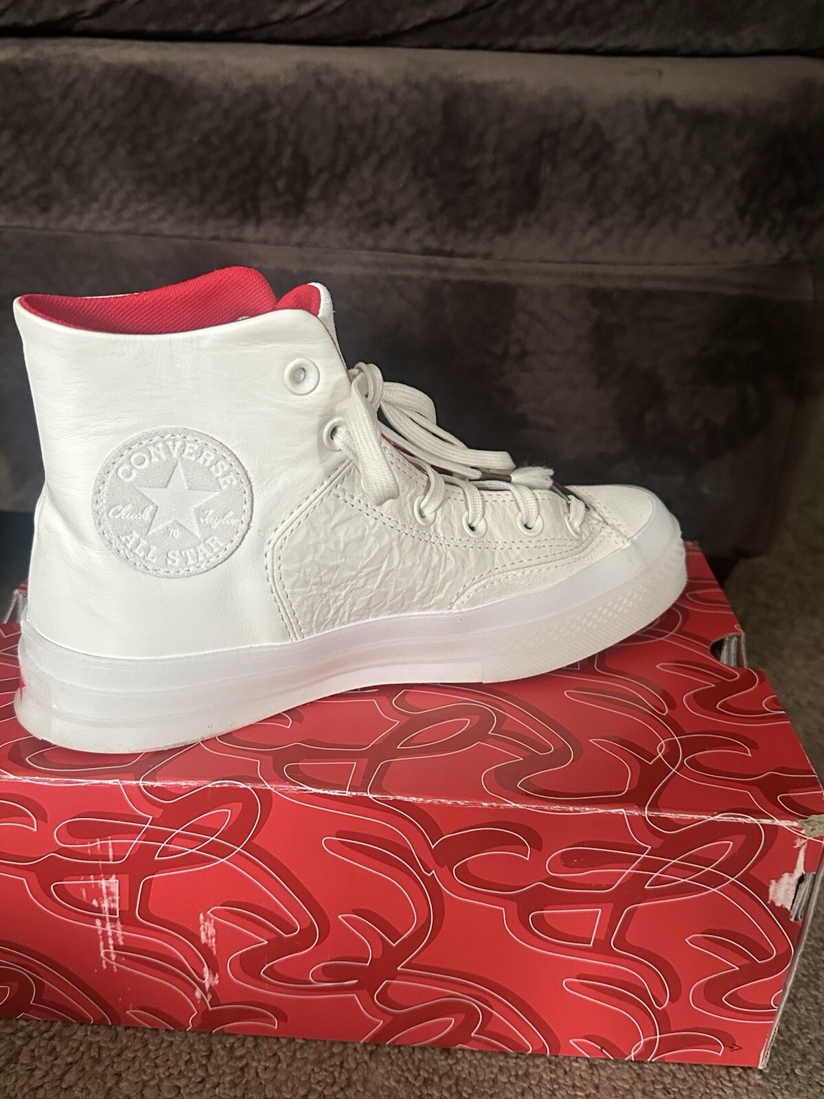 Leather Converse - image 4