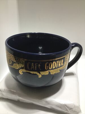 CAFE GODIVA COFFEE MUG. CALIFORNIA PANTRY MUG.  Art Deco Mug. B239