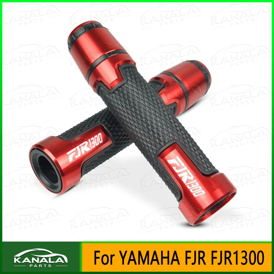 Motorcycle CNC 7/8" 22MM Handlebar Hand Grips Hand For YAMAHA FJR FJR1300 New Foto 4 de 4