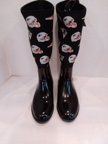 New England Patriots Cuce Shoes, Women's Enthusiast II Rain Boots, Size 8 - Picture 1 of 8