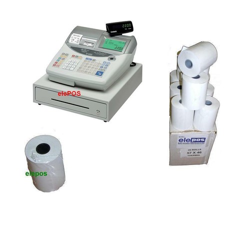 Casio TE2200 Thermal Cash Register Till Receipt Rolls, Casio TE2200