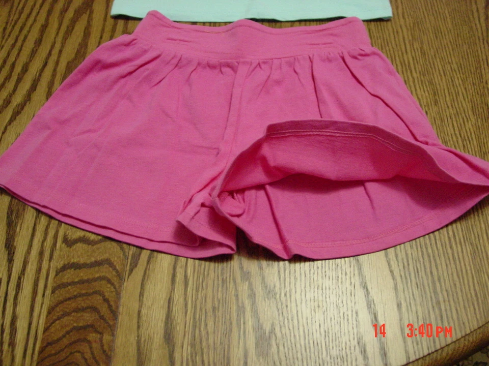 Girls 2 piece Culotte set Floral by Faded Glory - Image 2 of 4