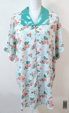 VTG 90s Victoria Secret Gold Label WM S Sleep Shirt Floral Print Short Sleeve