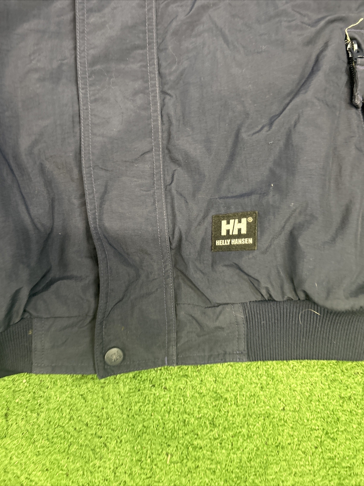 Helly Hansen Bomber Jacket Coat Shell Full Zip Na… - image 2