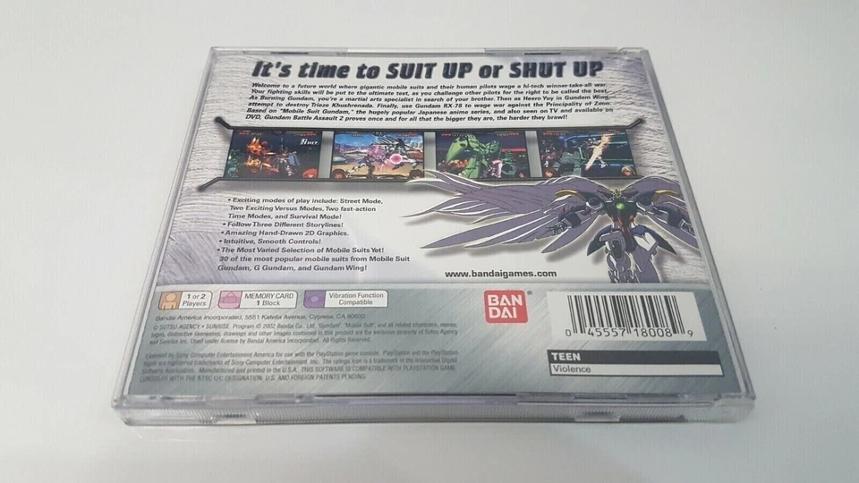 Gundam Battle Assault 2 [PS1] [PlayStation 1] [2002] [Complete!] - Image 4 of 4