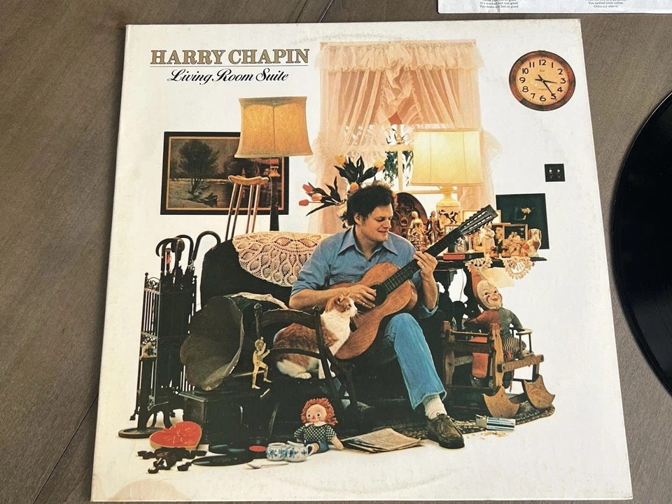 Harry Chapin Living Room Suite LP 6E-142 EX/EX RCA, Original Inner Sleeve Lyrics - Image 2 of 4