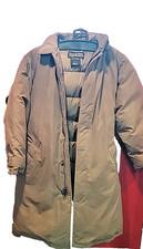 Lands End Direct Merchants Vtg Mens Coat Parka 100 GooseDown Sz L New Old Stock