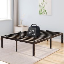 Queen Size Platform Bed Frame 14 Inch Heavy Duty Metal 3500lbs