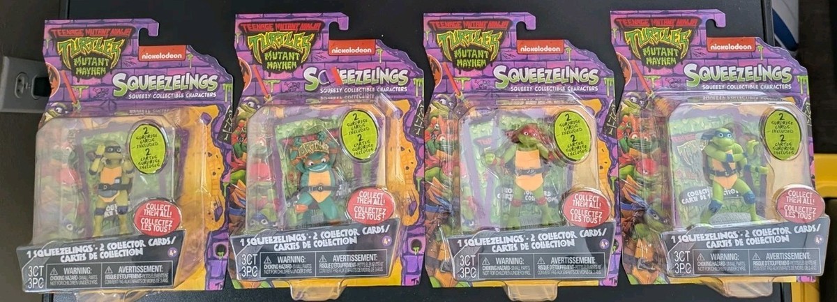 TEENAGE MUTANT NINJA TURTLES Mutant Mayhem Squeezelings COMPLETE