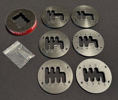 Thrustmaster TH8A short throw mod with additional 3d printed plates