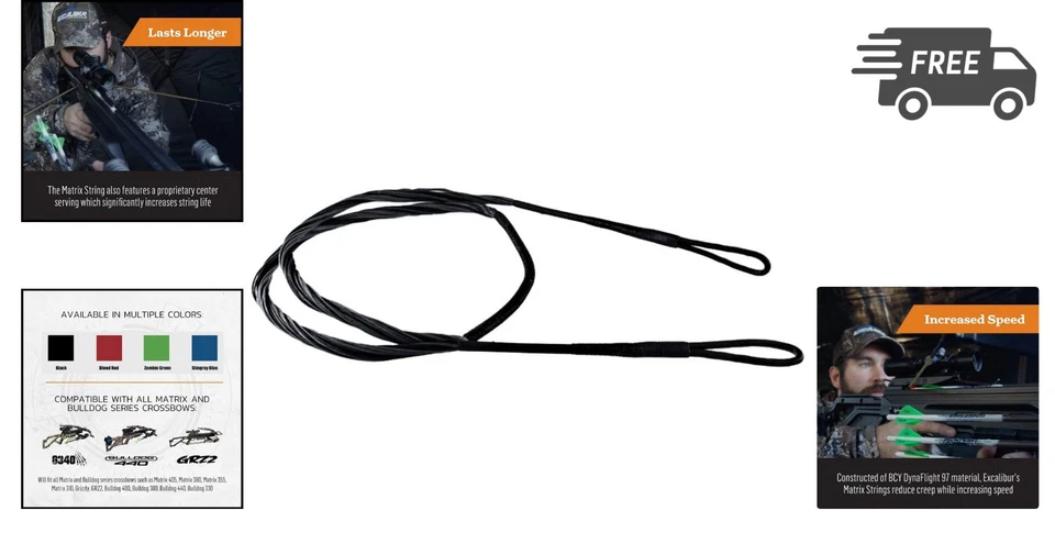 Crossbow String Replacement for Matrix Bulldog Series High Speed Durability - Image 2 of 4