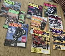 LOT OF 9 CYCLE WORLD MOTORCYCLE 1992 VINTAGE MAGAZINES - MAGAZINES  (