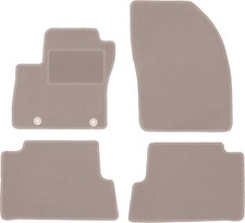 Fußmatten Automatten Velours Beige für Ford C-MAX MK1 2003-2010 4-tlg