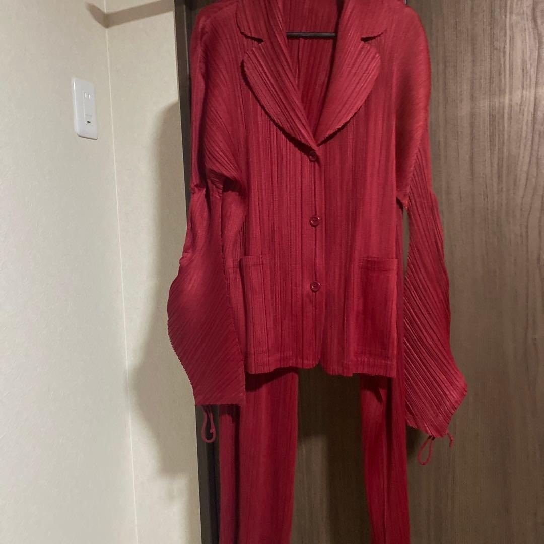 PLEATS PLEASE ISSEY MIYAKE Rare Transformable Jacket Pants Suit