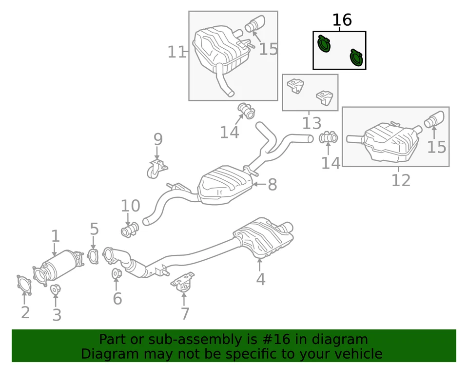 Abrazadera de extensión cromada original Audi 8E0-253-139 Foto 2 de 3