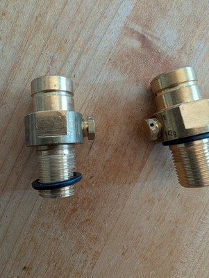 Two Sodastream Quick Release Valves