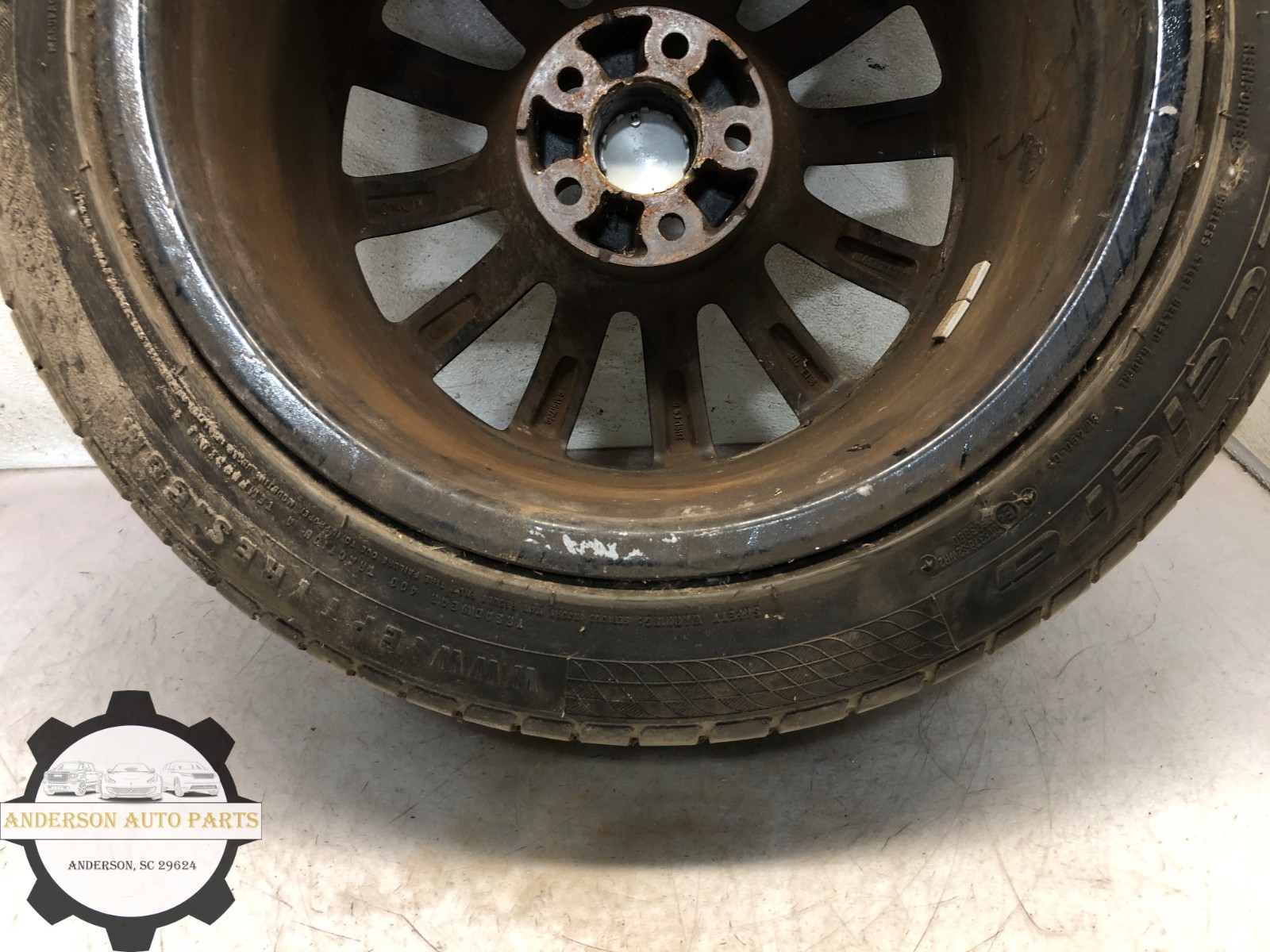 2014-2020 MASERATI GHIBLI REAR WHEEL RIM 9.5Jx18H2 TIRE 255/45ZR18 OEM #NOTE